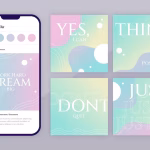 Jasa Desain Instagram Feed Minimalis Warna Pastel
