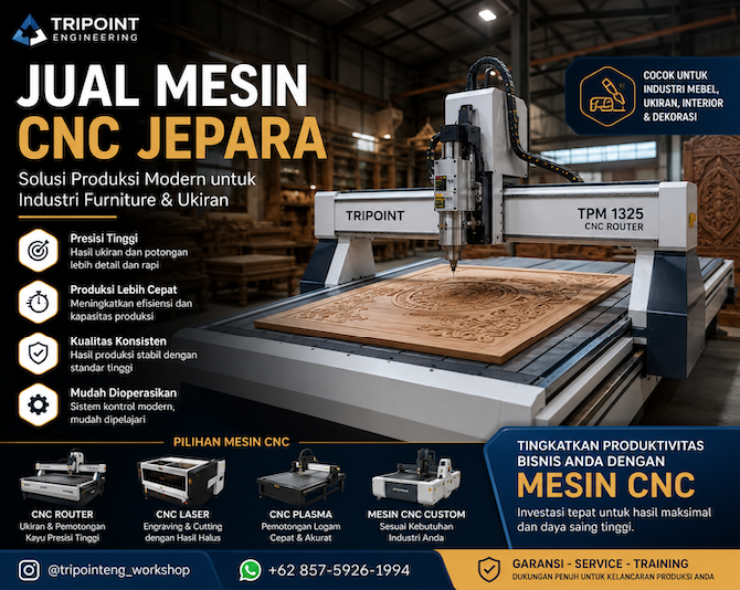 Jual Mesin CNC Jepara