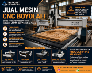 Jual mesin cnc boyolali
