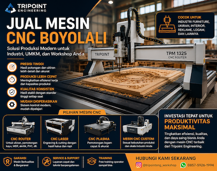 Jual Mesin CNC Boyolali