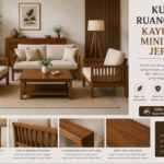 Kursi ruang tamu kayu jati minimalis Jepara
