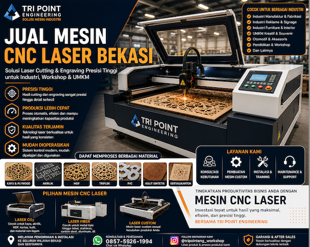 Jual Mesin CNC Laser Bekasi