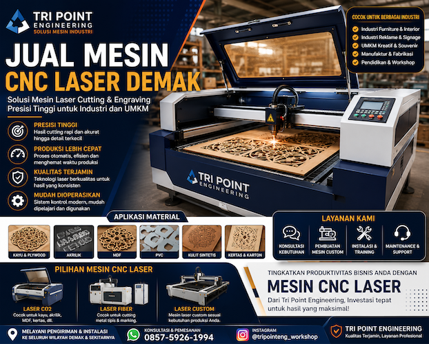Jual Mesin CNC Laser Demak