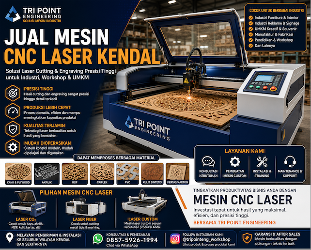 Jual Mesin CNC Laser Kendal