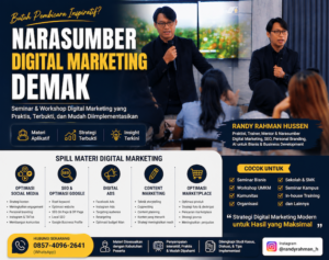 Narasumber Digital Marketing Demak