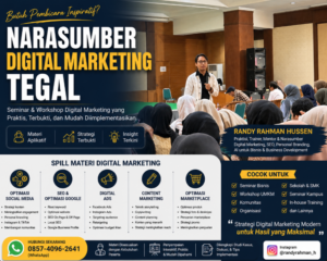 Narasumber Digital Marketing Tegal
