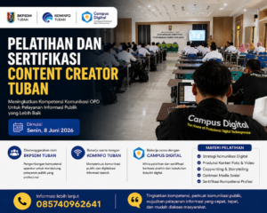 Pelatihan dan Sertifikasi Content Creator Tuban