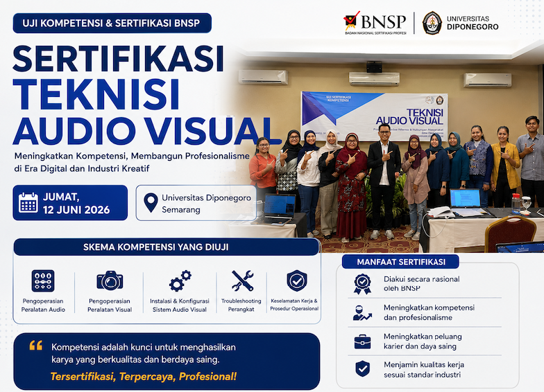 Sertifikasi Teknisi Audio Visual